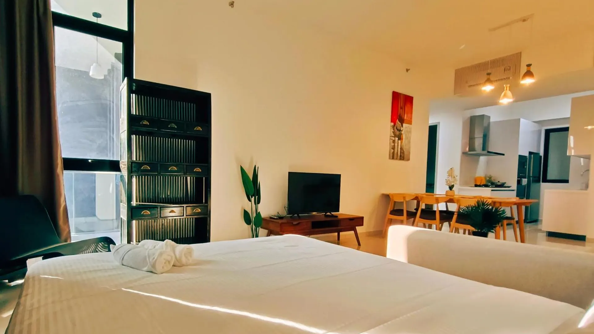 شقة Beacon Executive Suite At Georgetown For 10Pax And 2 Bed Room